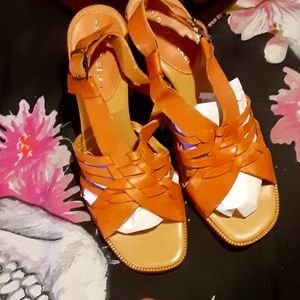 Tan 3" antonio melani pumps